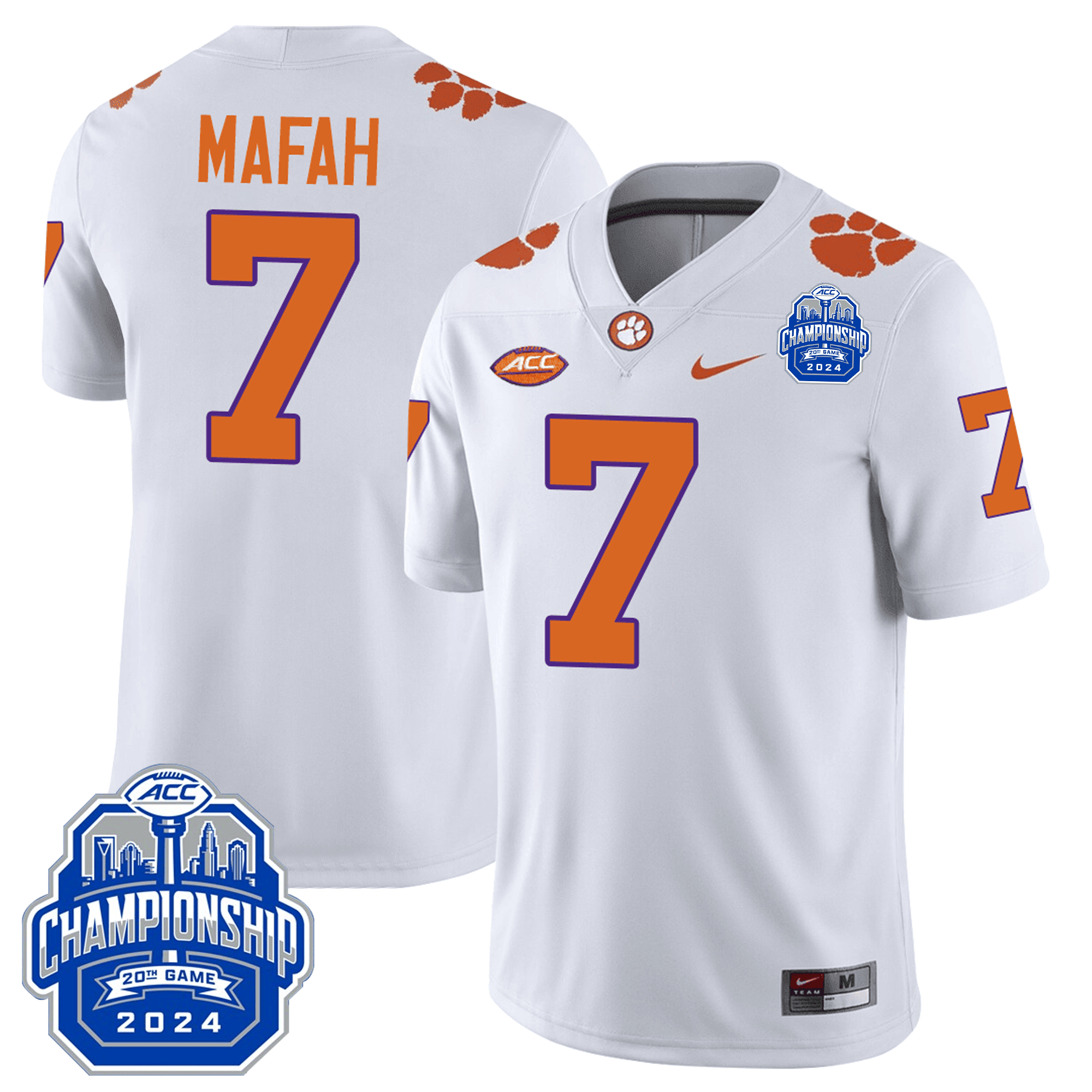 Men Clemson Tigers 24/25 Jersey - ACC Championship Patch