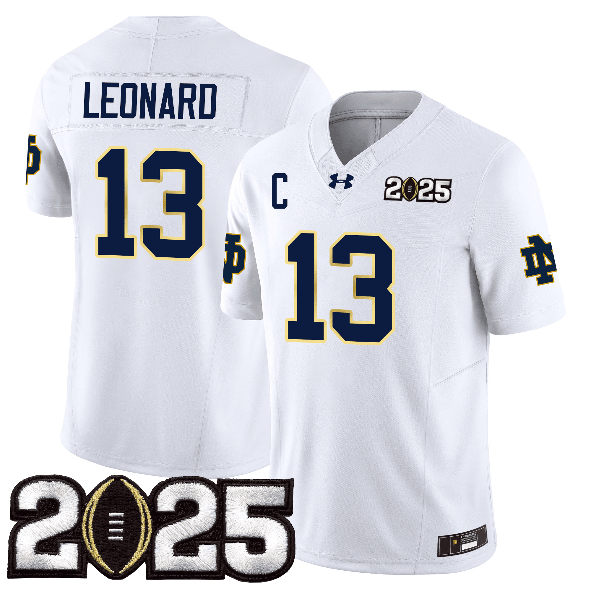 Men Notre Dame Fighting Irish 24/25 Jersey - CFP Final Patch - All Stitched