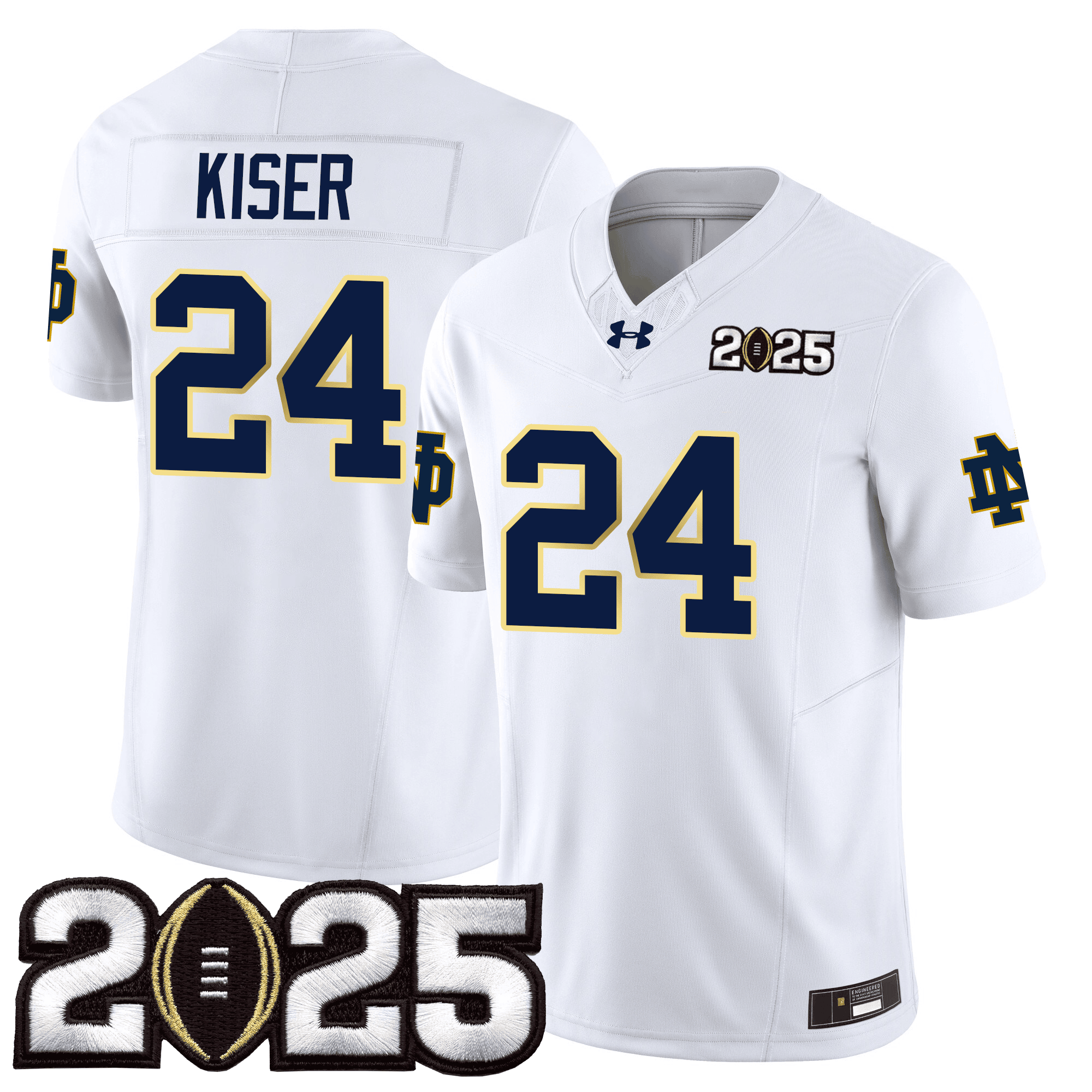 Men Notre Dame Fighting Irish 24/25 Jersey - CFP Final Patch - All Stitched