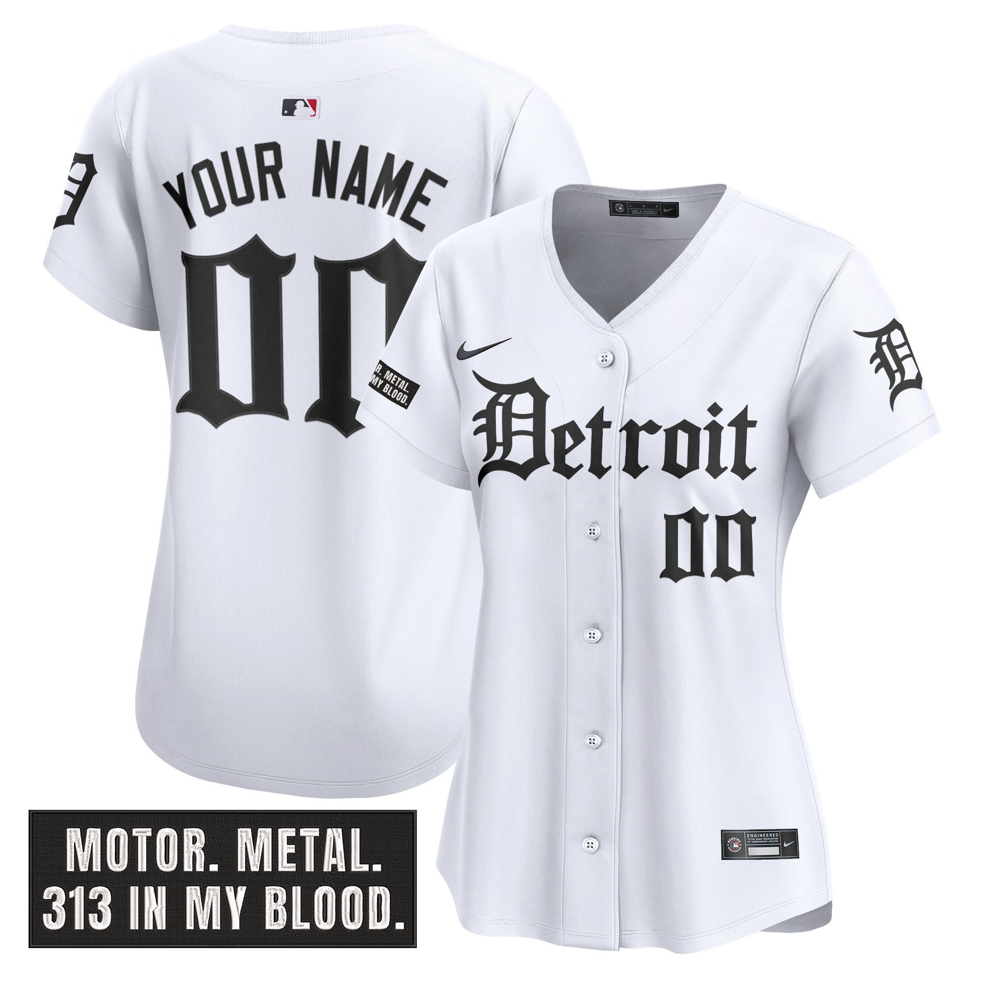 Detroit Tigers Custom Jersey All Stitched