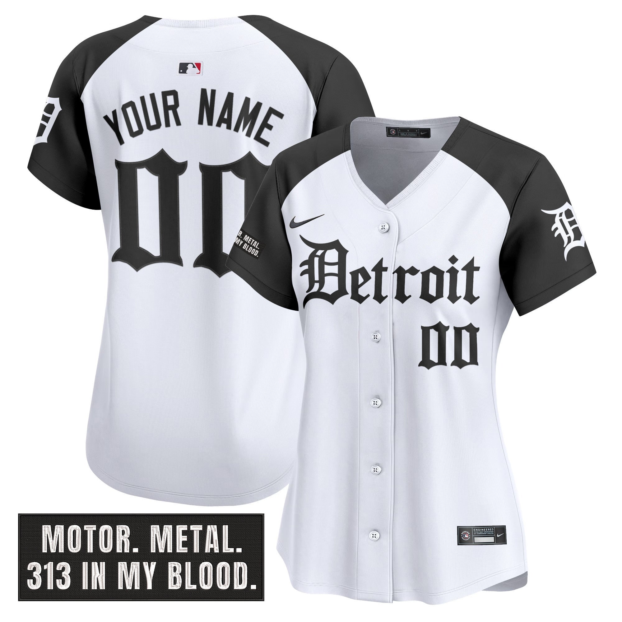 Detroit Tigers Custom Jersey All Stitched