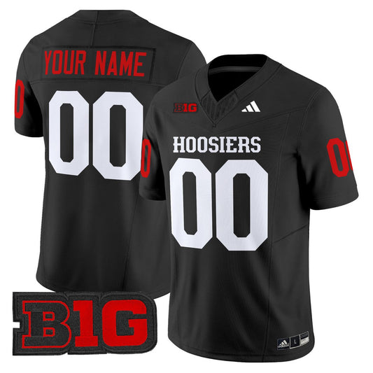 Custom Indiana Hoosiers Jersey Name, Number 2025 Limited Stitched Black