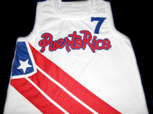 Carlos Arroyo Jersey #7 Puerto Rico Basketball White