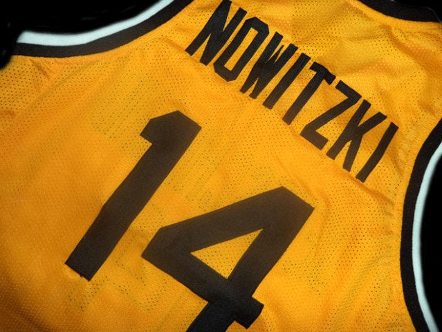 Dirk Nowitzki Jersey #14 Team Deutschland Germany Basketball Yellow