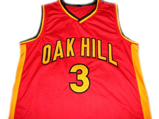 Brandon Jennings Jersey #3 Oak Hill High School Basketball Red