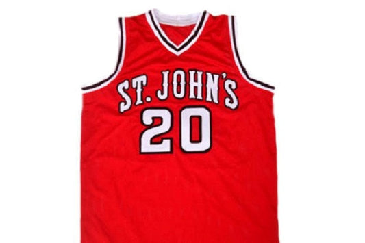 Chris Mullin Jersey #20 St John's University New Basketball Red