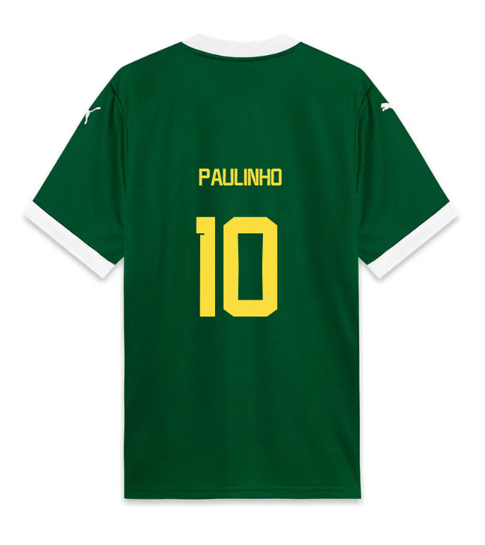 Palmeiras PAULINHO 10 Home 2025-26 Jersey – Green