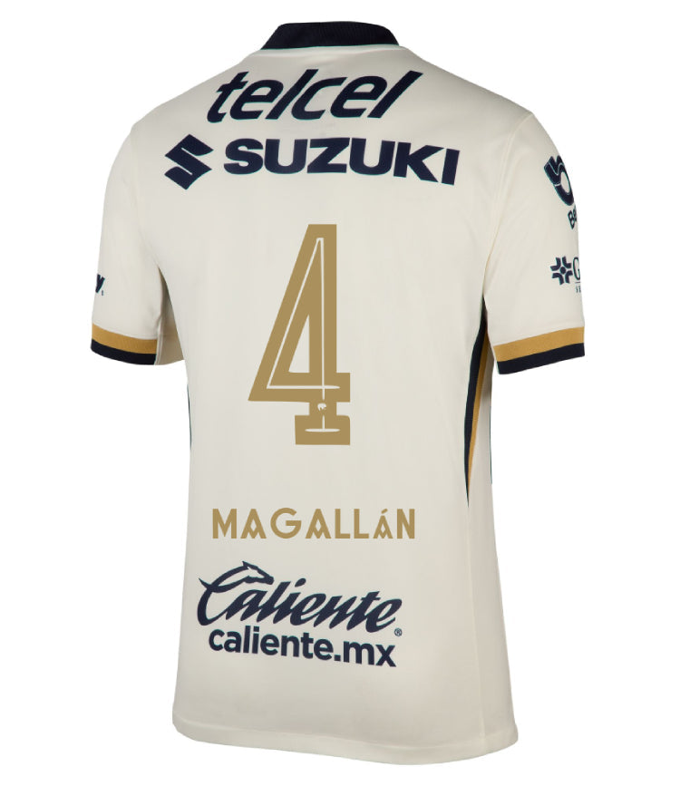 Pumas UNAM 2025-26 NATHAN SILVA 6 Away Jersey – Azul Marino