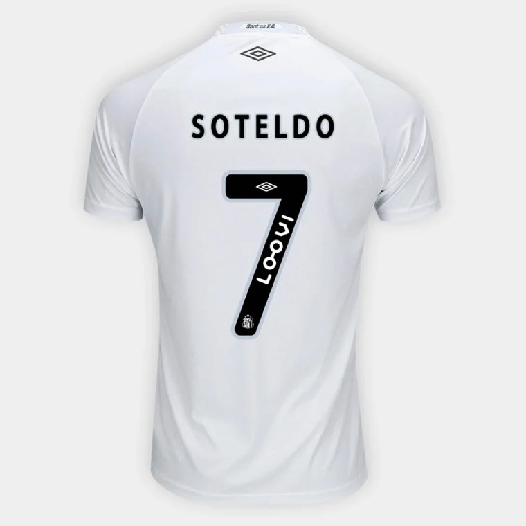 Santos FC SOTELDO 7 Home 2025-26 Jersey – White