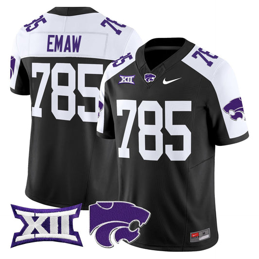 EMAW Jersey #785 Kansas State Wildcats 2025 Limited Stitched Black Alternate