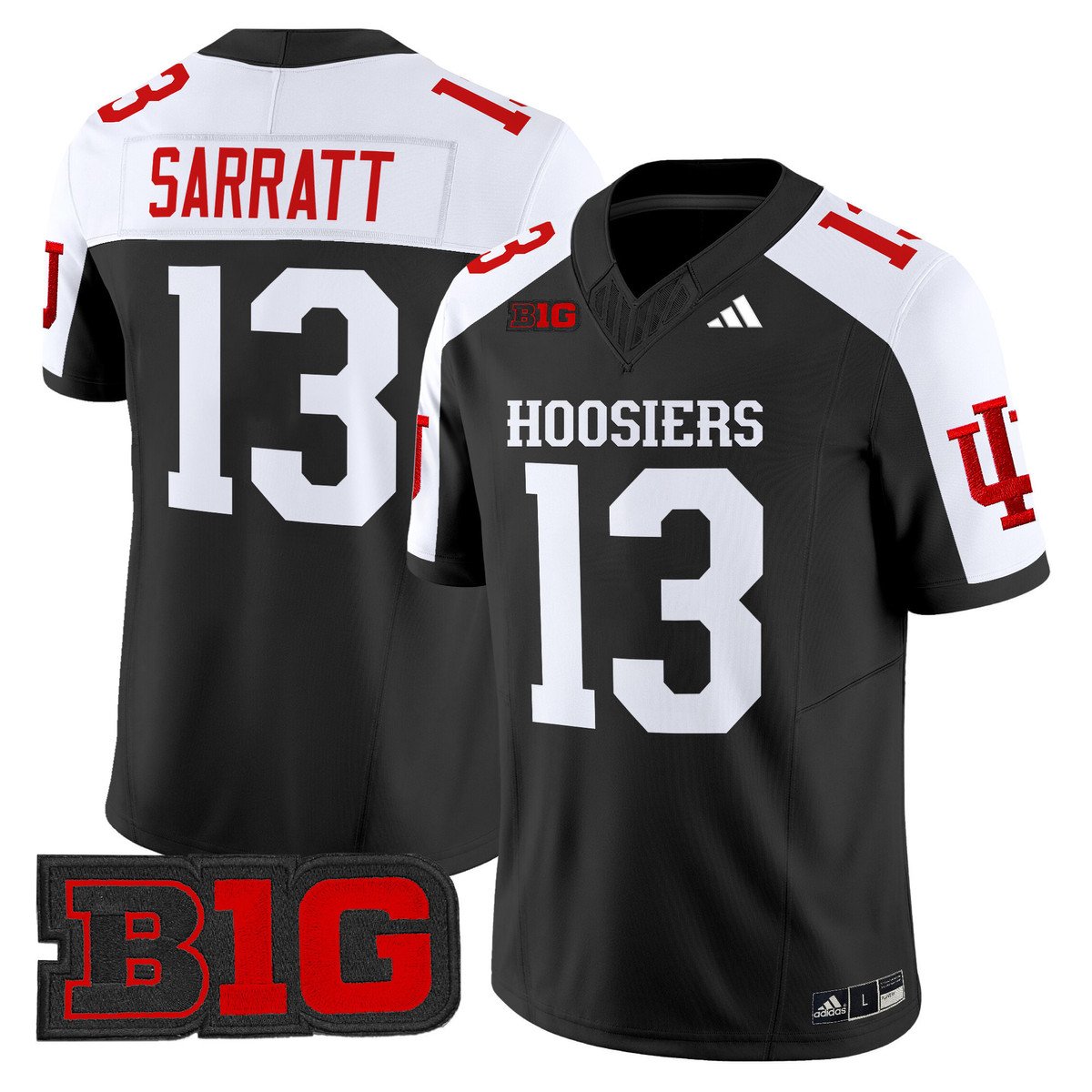 Elijah Sarratt Jersey #13 Indiana Hoosiers 2025 Limited Stitched Black Alter
