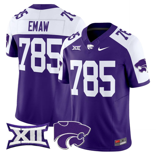 EMAW Jersey #785 Kansas State Wildcats 2025 Limited Stitched Purple Alternate