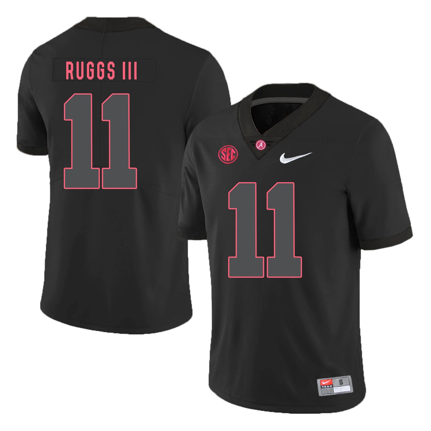 Alabama Crimson Tide #11 Henry Ruggs III College Football Jersey Black