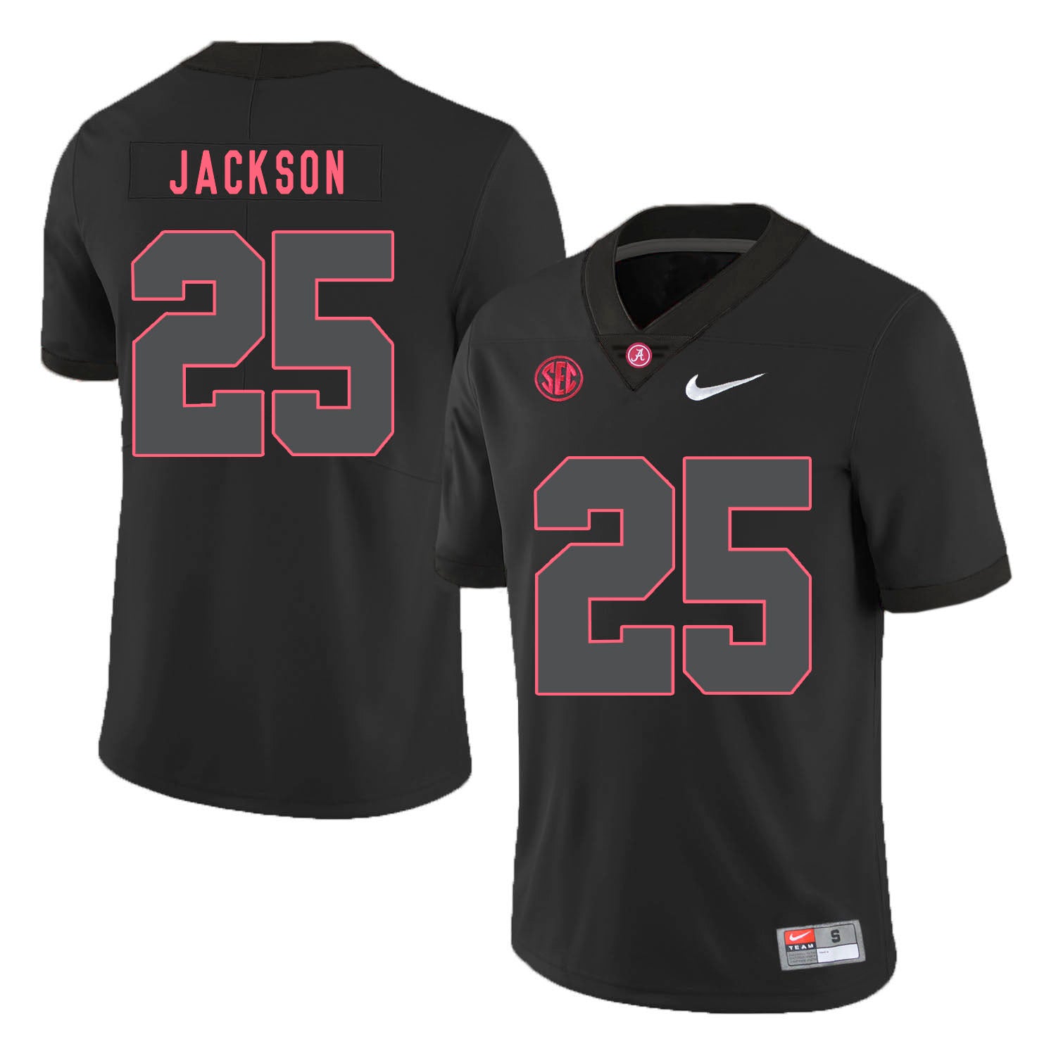 Alabama Crimson Tide #25 Kareem Jackson College Football Jersey Black